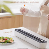 جهاز تغليف الأطعمة مع قاطع منزلق